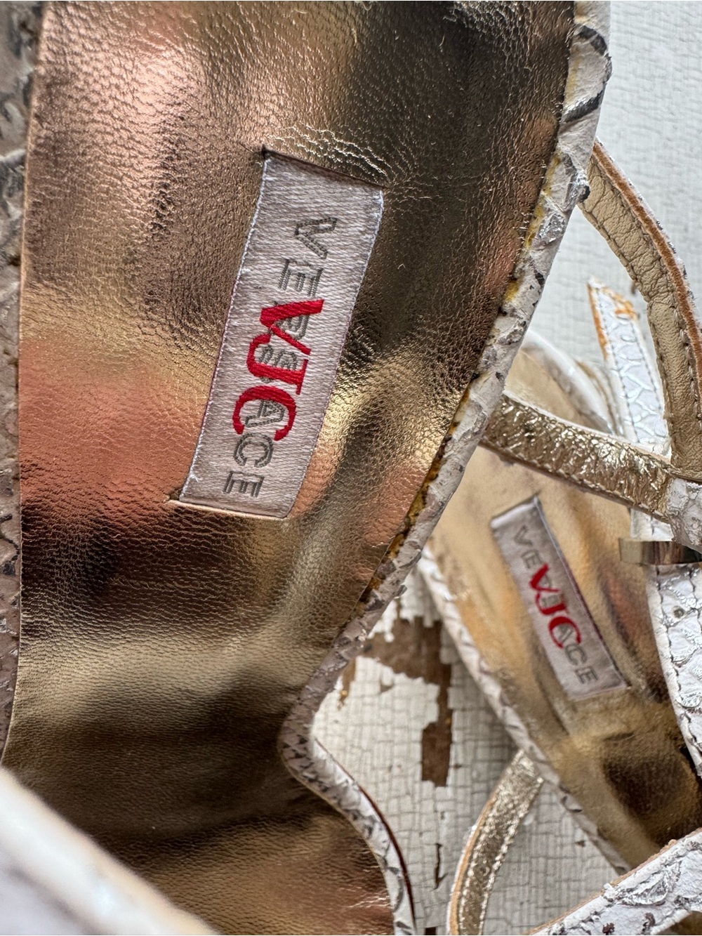 Vintage VJC (Versace Jeans Couture) Heeled Sandals – Made in Italy 🇮🇹 - Picture 6 of 6